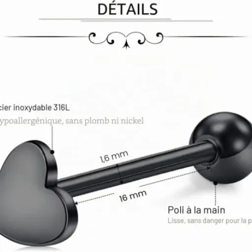 Test D.Bella Lot de 16 Piercings de Langue : du choix pas cher pour changer souvent
