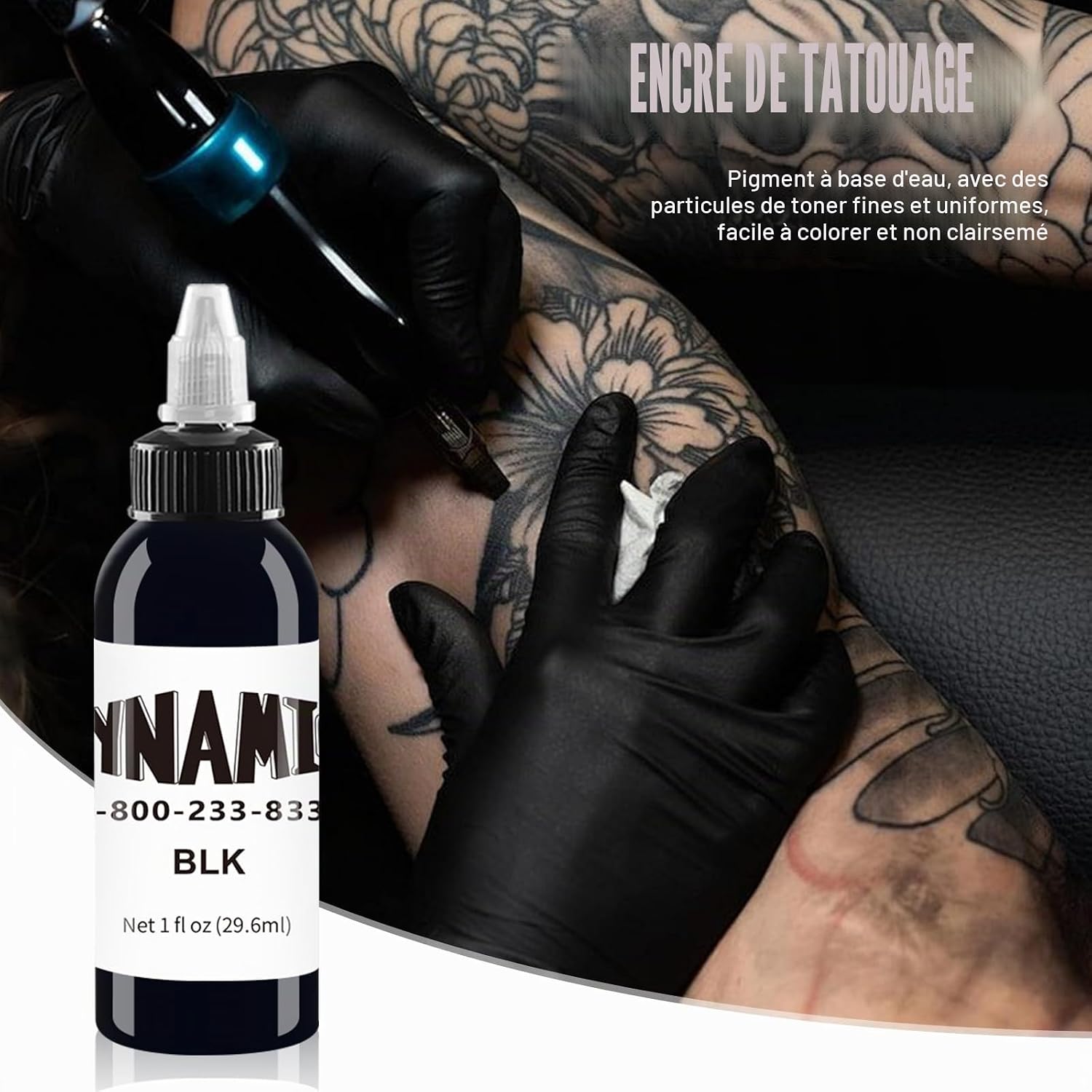 14 encres de couleur, encres de tatouage, 14 couleurs d'encre de tatouage, encres actives, encre de tatouage (30 ml)