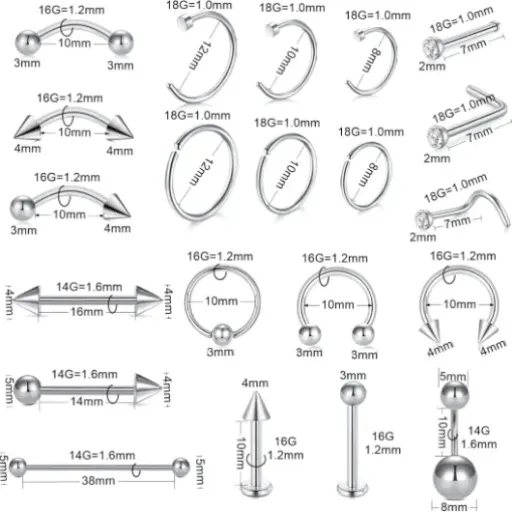 Test WillTen 100pcs Piercing Kit : le kit pas cher qui fait le job pour du DIY (avec quelques limites)